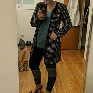 Nordstroms heart patterned cardigan w/ pockets!